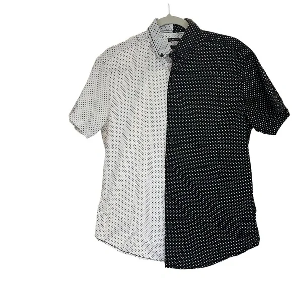 Drill Clothing Slim Fit Short Sleeve Button Down Cotton Shirt, Sz M - Picture 6 of 10